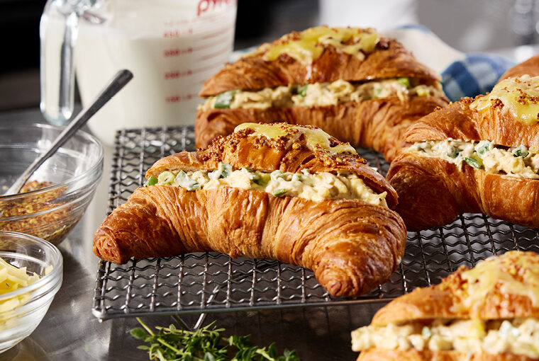 Chicken Dijonnaise Loaded Croissant