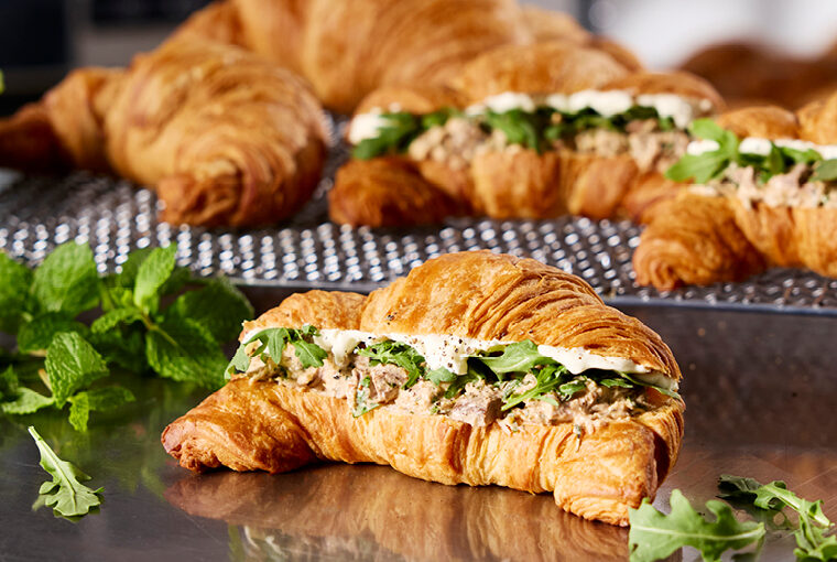 Mediterranean Lamb Loaded Croissant