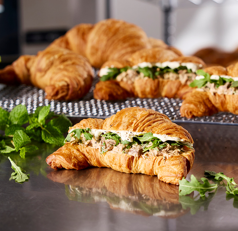 Mediterranean Lamb Loaded Croissant