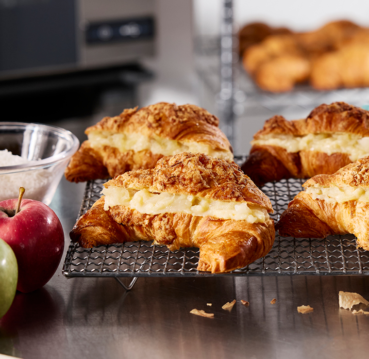 Sweet Apple Crumble Loaded Croissant